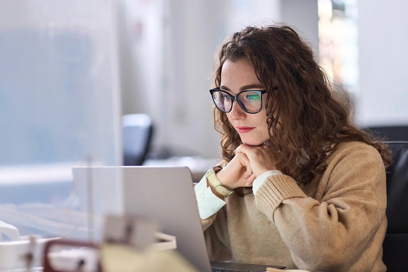A finance lead reviewing a filing