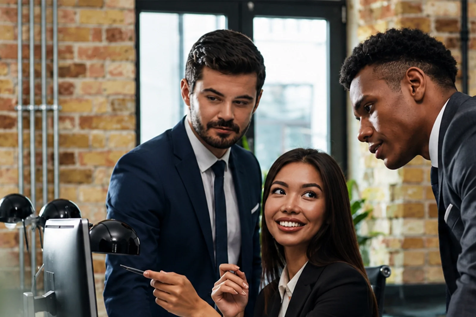 An adviser reviewing a mortgage file