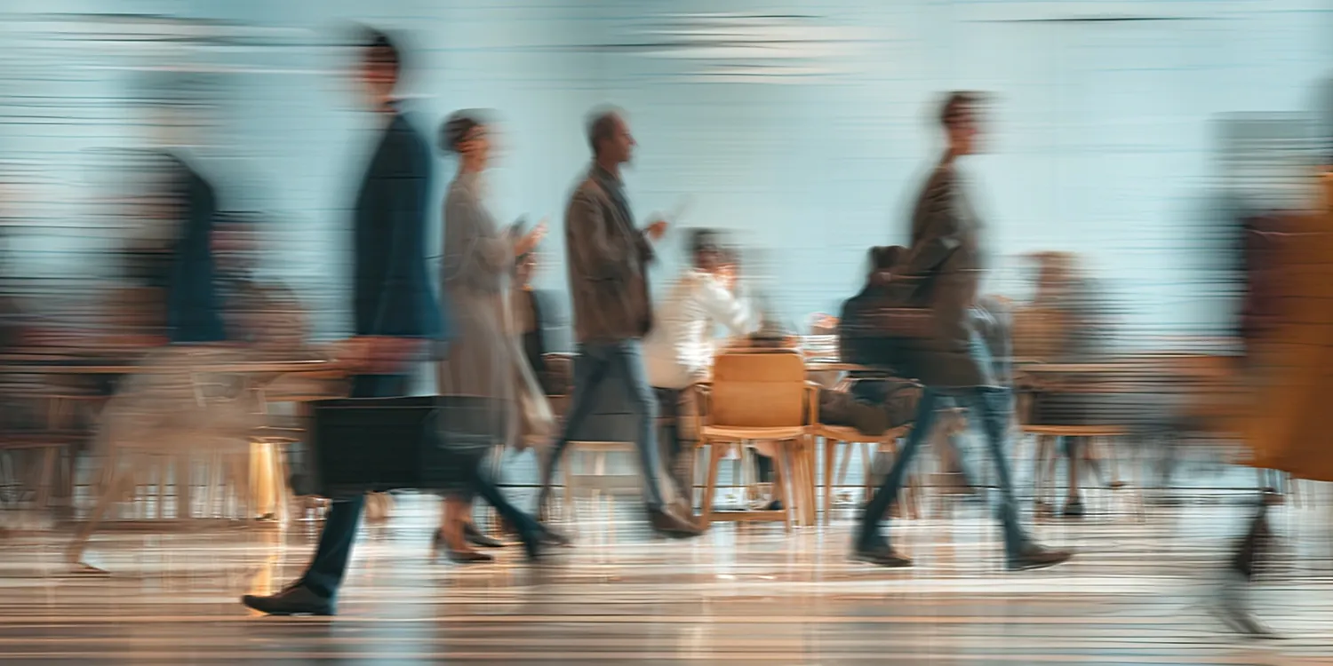A client team in discussion
