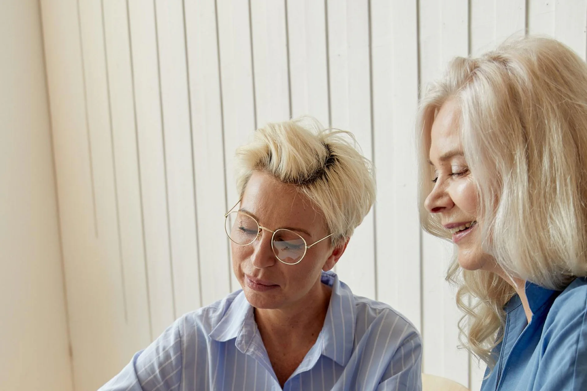 An adviser reviewing a mortgage file