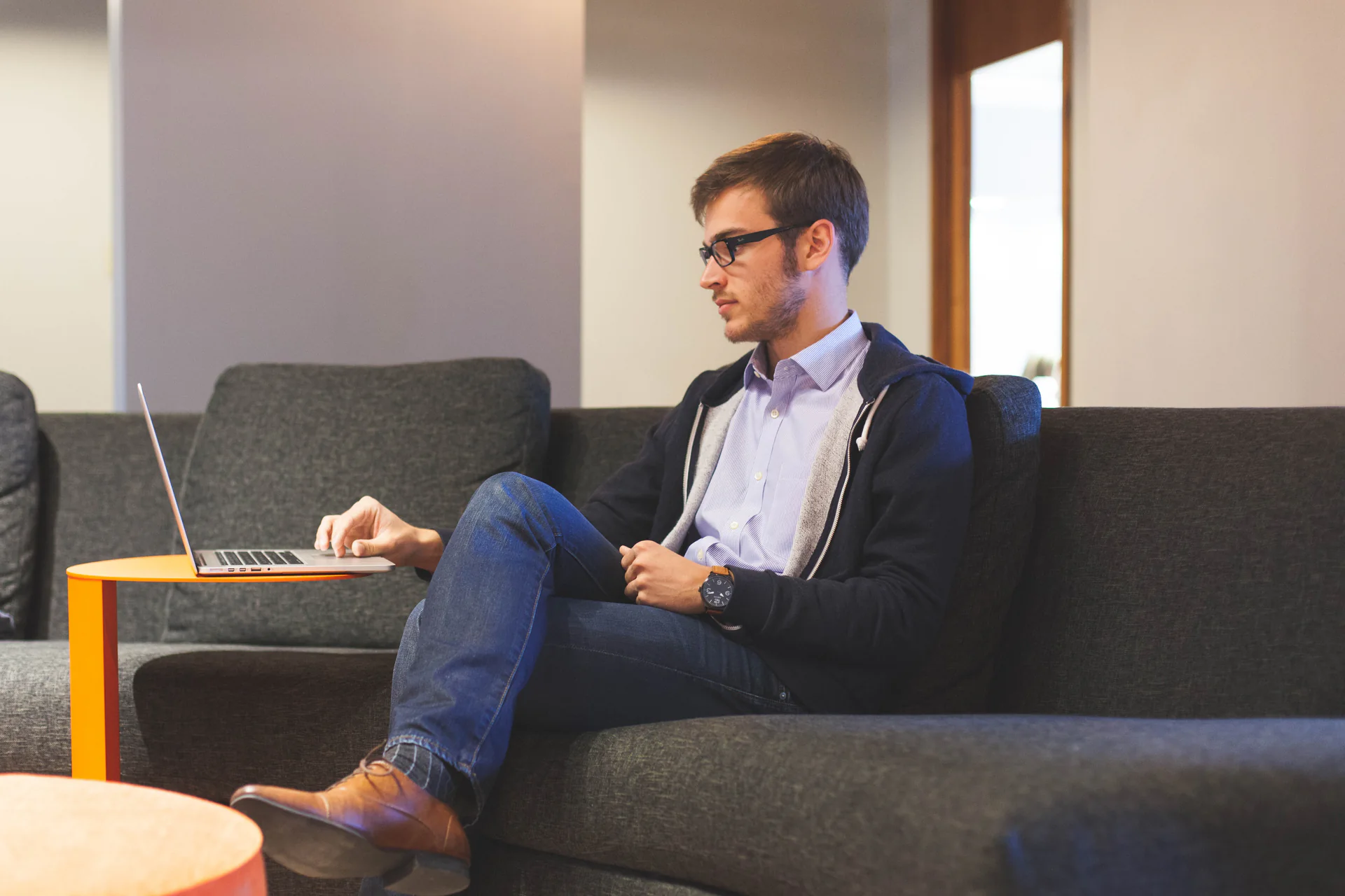 A researcher reviewing a market report